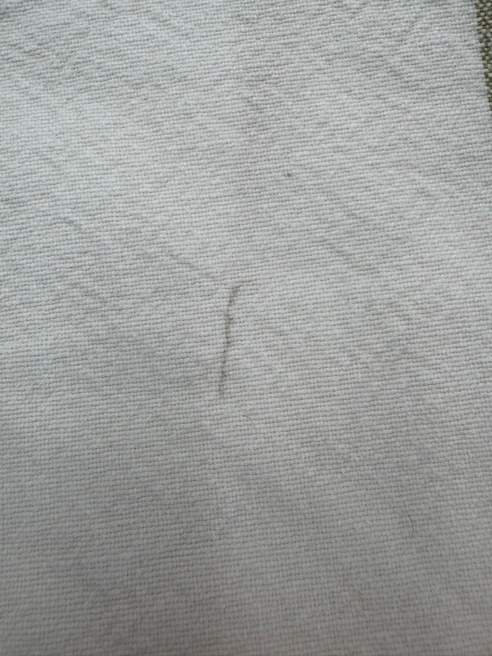 Pottery Barn 108 Table Runner Stripe Cotton Monogram E Farmhouse‎